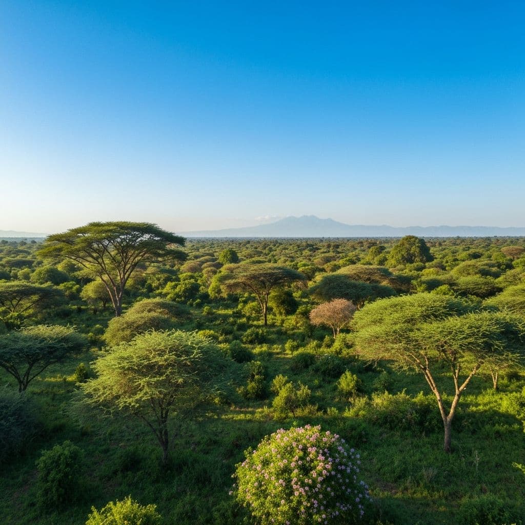 After: The Perfect Reforestration Strategy: How 10,000 Trees Can Transform Arid Land